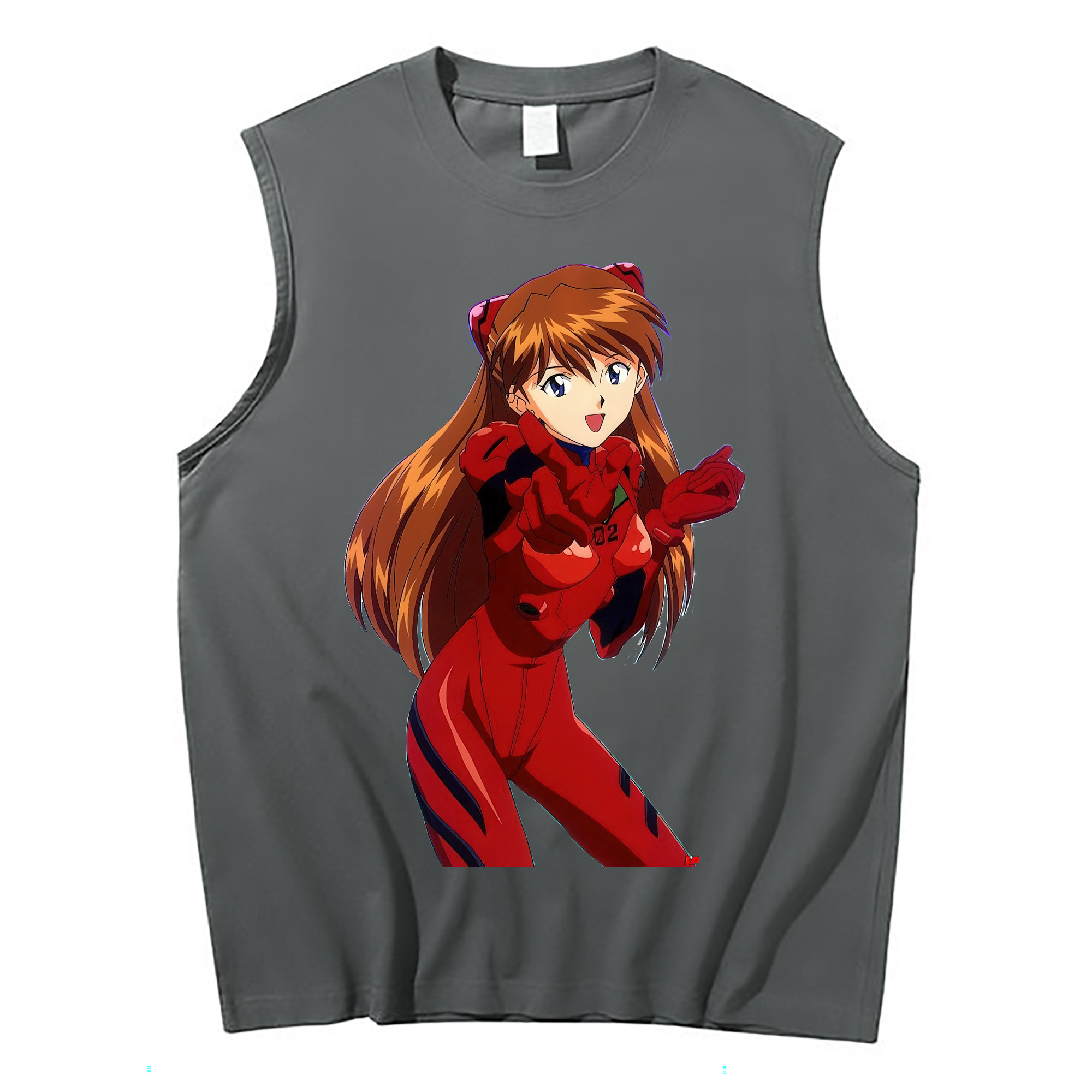 （画像用） EVA 新世紀エヴァンゲリオン コットン100％タンクトップ（フロントプリント）